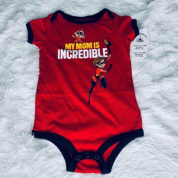 Disney Parks Mrs Incredible Mom Baby Bodysuit 24M - Picture 4 of 6
